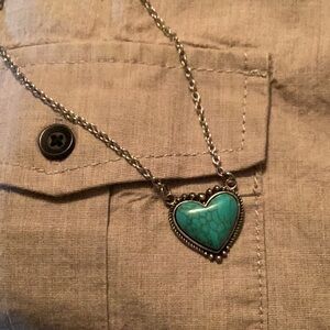 Silver Heart Pendant Necklace